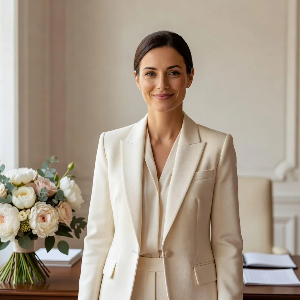 Portrait d'une wedding planner