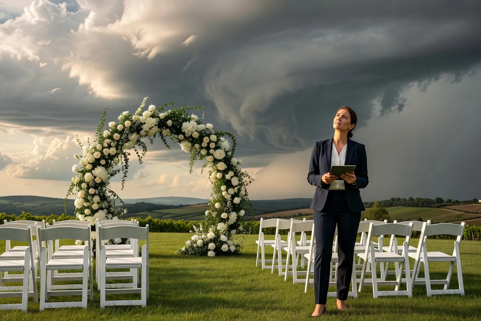 Mariage en extérieur : comment anticiper le plan B météo